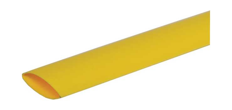 Yellow 13mm Heat Shrink Tubing 1.2m Length