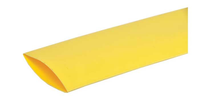 Yellow 30mm Heat Shrink Tubing 1.2m Length