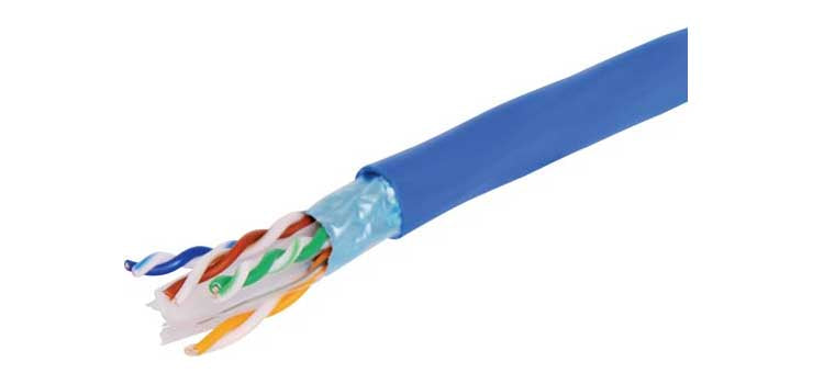 Blue Cat6 Shielded F/UTP Ethernet Data Cable