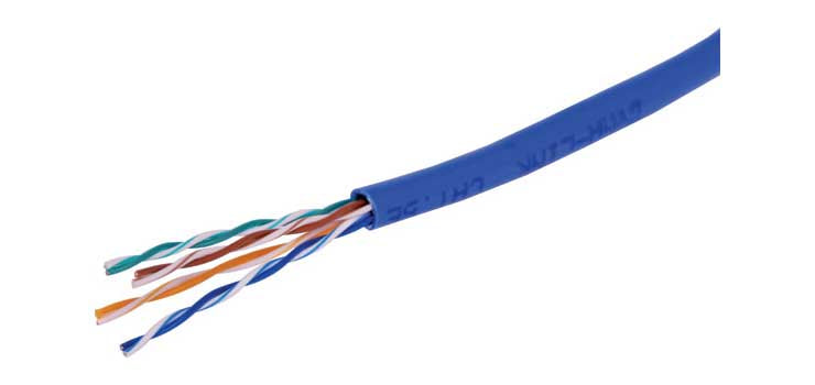 Blue Cat5e UTP Ethernet Data Cable