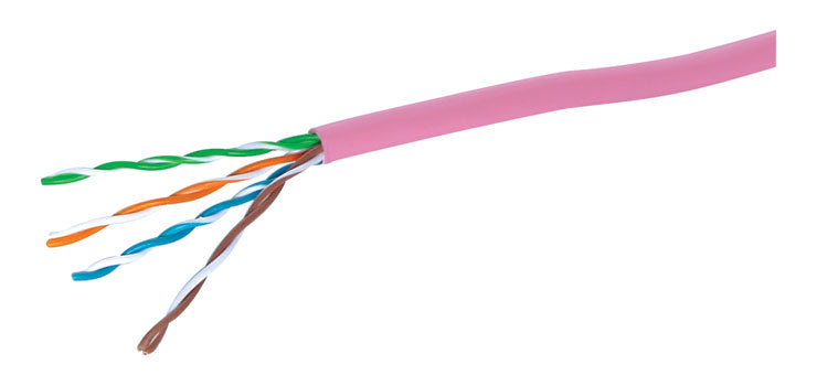 Pink Cat5e UTP Ethernet Data Cable