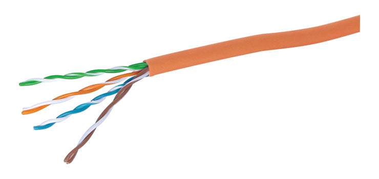 Orange Cat5e UTP Ethernet Data Cable