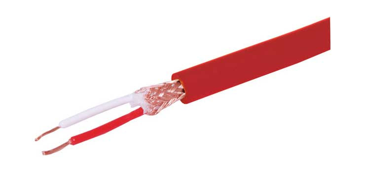 2 Core Red Heavy Duty Microphone Cable