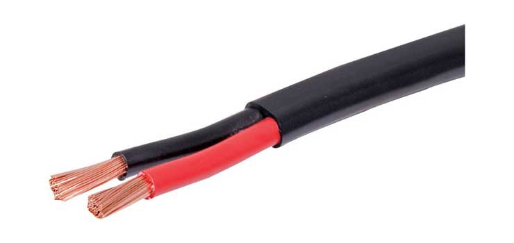 10AWG Heavy Duty Automotive Black Figure 8 Cable