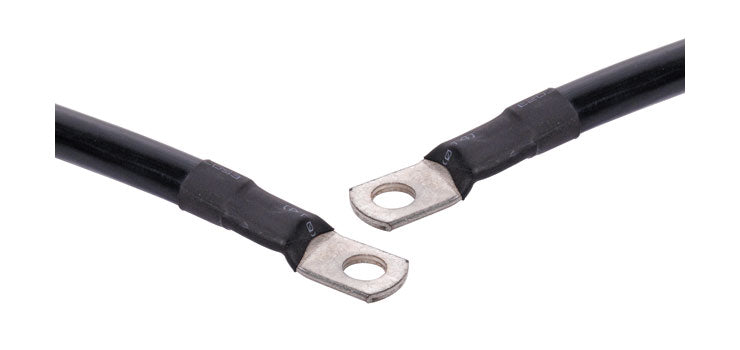 287/0.30 Black 160A 6mm Lug to Lug 3m Power Cable