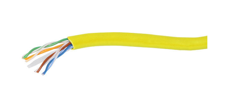 Yellow Cat6 U/UTP LAN Data Cable