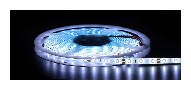 IP65 3528 Cool White 12 Volt LED Strip Light 5m