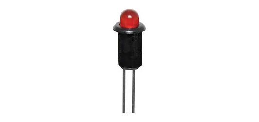 Red 6.5mcd 5mm LED With Bezel