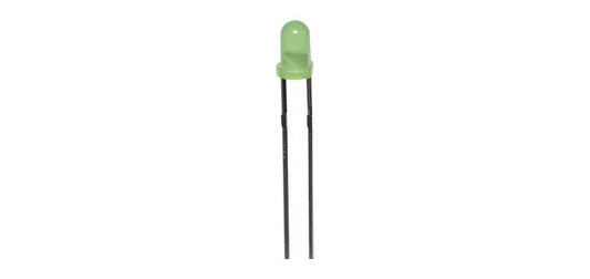 Green 40mcd 3mm LED