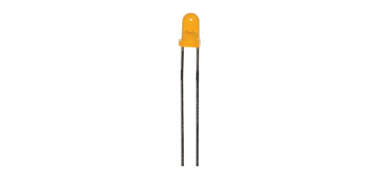 Orange 40mcd 3mm LED