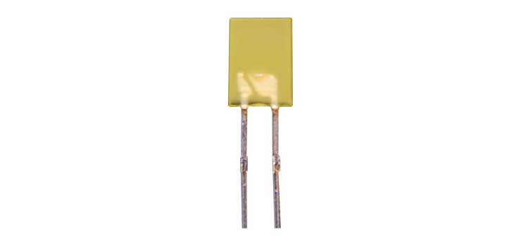 Yellow 5mcd 5x2mm Rectangular LED