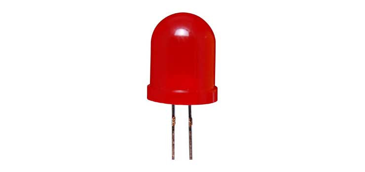 Red 50mcd 10mm Flashing LED