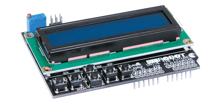 Arduino Funduino LCD Screen Keypad Control Shield Z6345 – Leading Edge ...