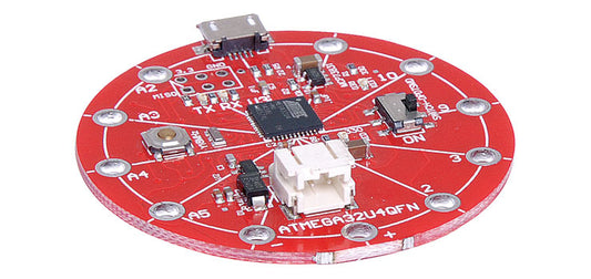 Funduino Lilypad Style ATmega32U4 Development Board