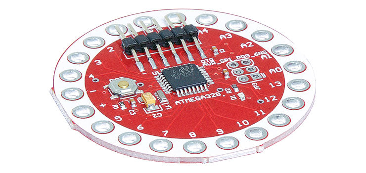 Funduino Lilypad Style ATmega328 Development Board