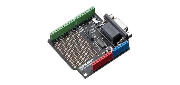 DFR0258 RS232 Shield for Arduino