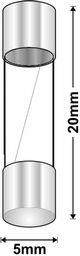 Fuse Glass M205 0.63 Amp CEB.630