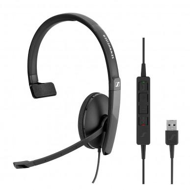 Sennheiser SC 130 USB CTRL Corded Headset SPS-SC130USB