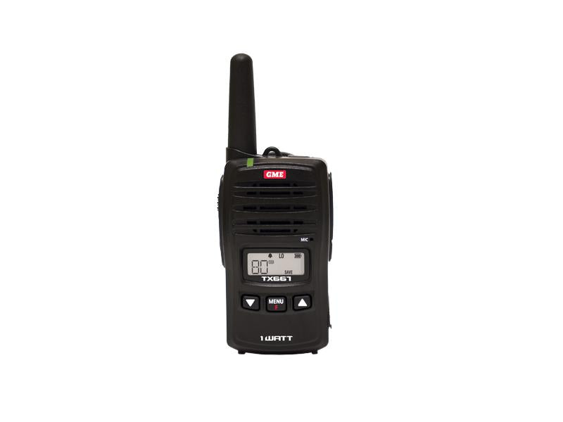 GME TX667 UHF 1W 80CH Handheld Radio TX667